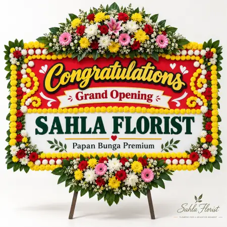 Papan Bunga Ucapan Selamat Hotel Mulia Senayan